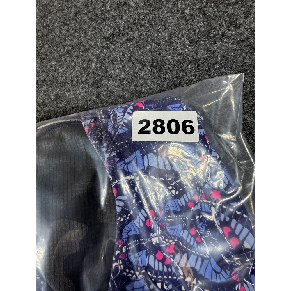 Greyson Hoodie Mens XXL Blue Butterfly‎ Print Performance Side Zip Pullover - Picture 10 of 10